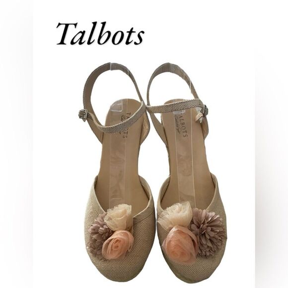 TALBOTS Women's Wedge Espadrille Summer Sandals 11 - Picture 1 of 4